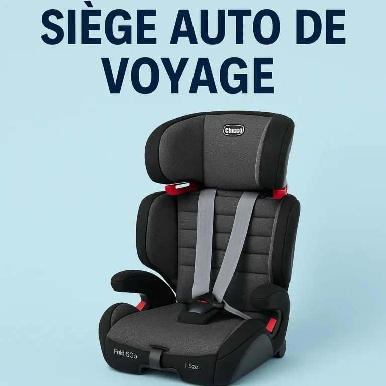 Siège auto de voyage Chicco Fold&Go i-Size pliable, compact et homologué R129, idéal pour l’avion, la voiture et le train