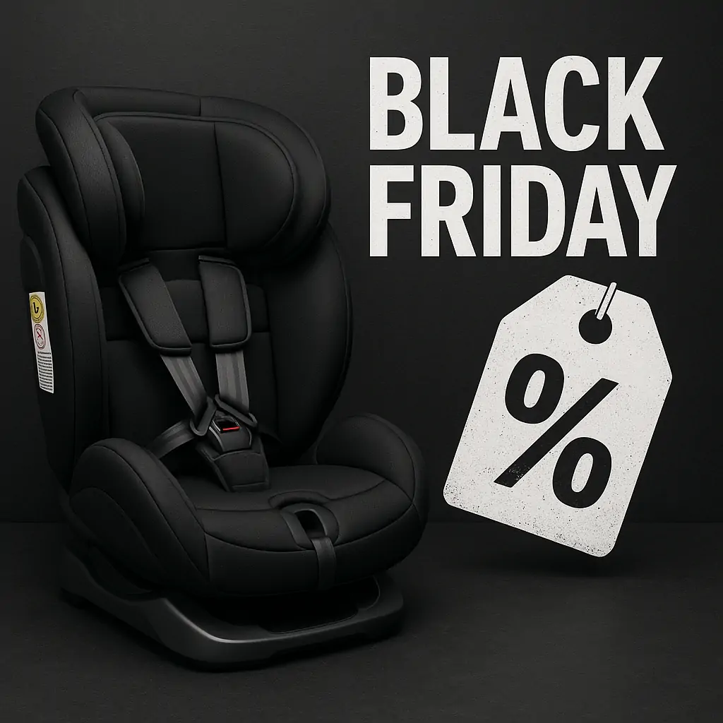 Siège auto de couleur noir pour la black Friday