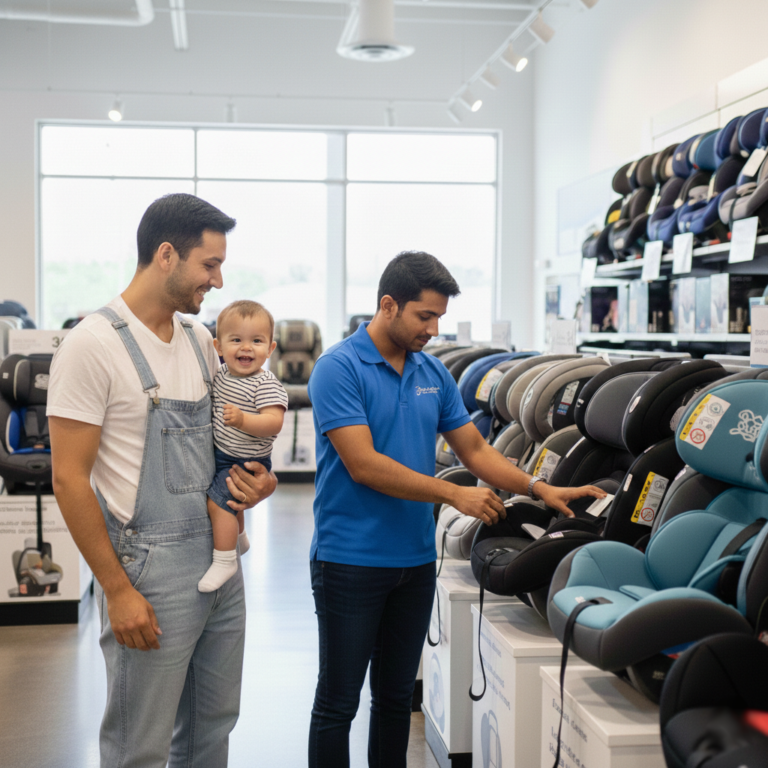 Magasin de siège auto pour bébé