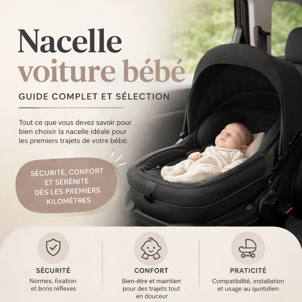 Nacelle voiture bébé guide